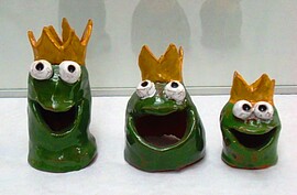 Banner Glasieren der gebrannten Werke