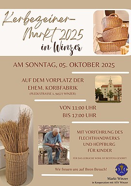 Banner Kerbezeiner-Markt 2025 in Winzer