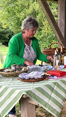 Banner Kräuterführung und Brotbacken